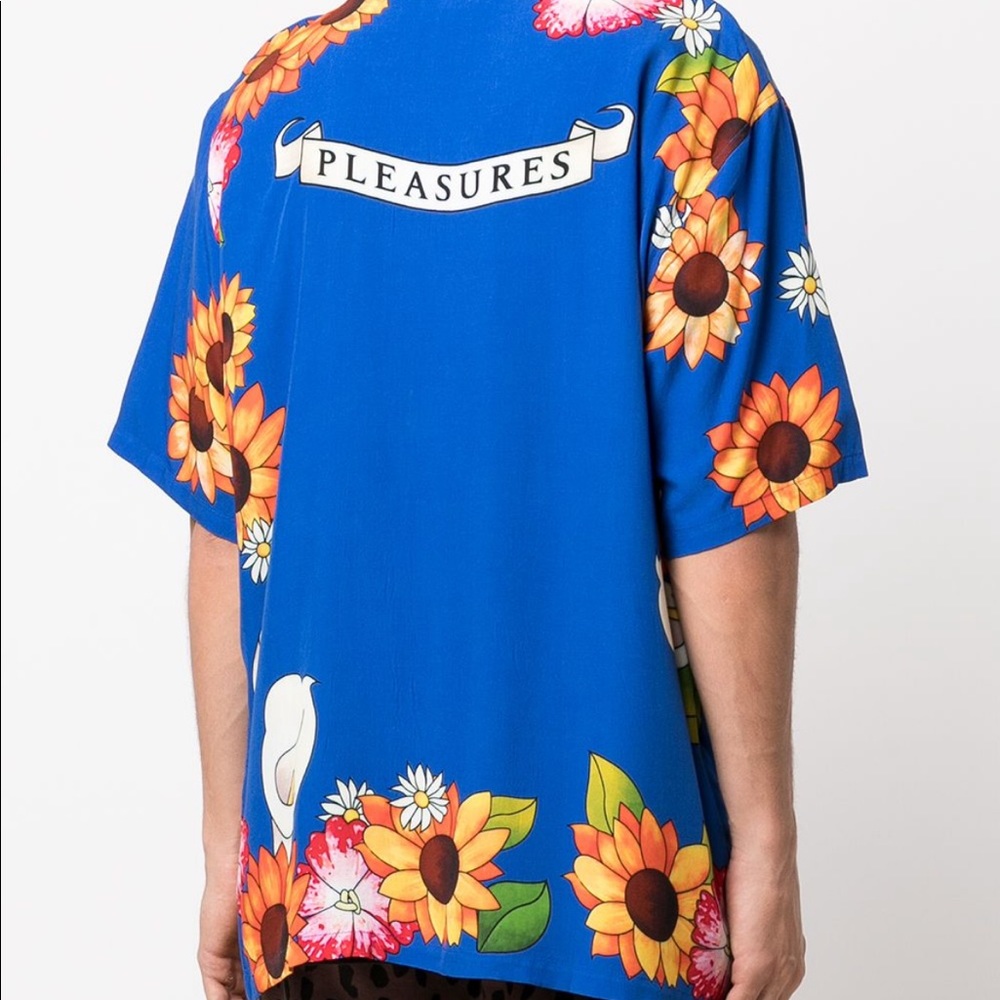 Mens Heart Button-Down Shirt